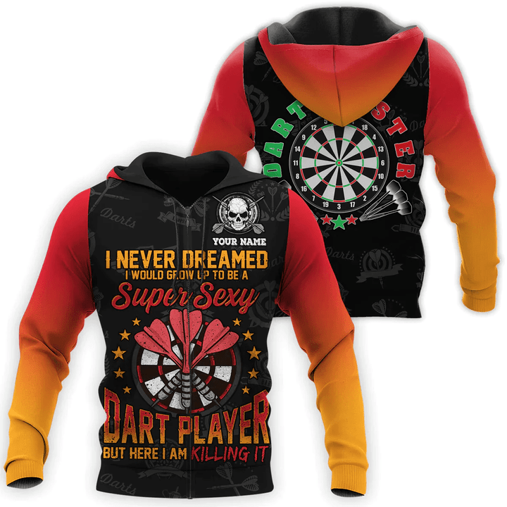 I Never Dreamed Super Sexy Player Personalized Darts Button Polo