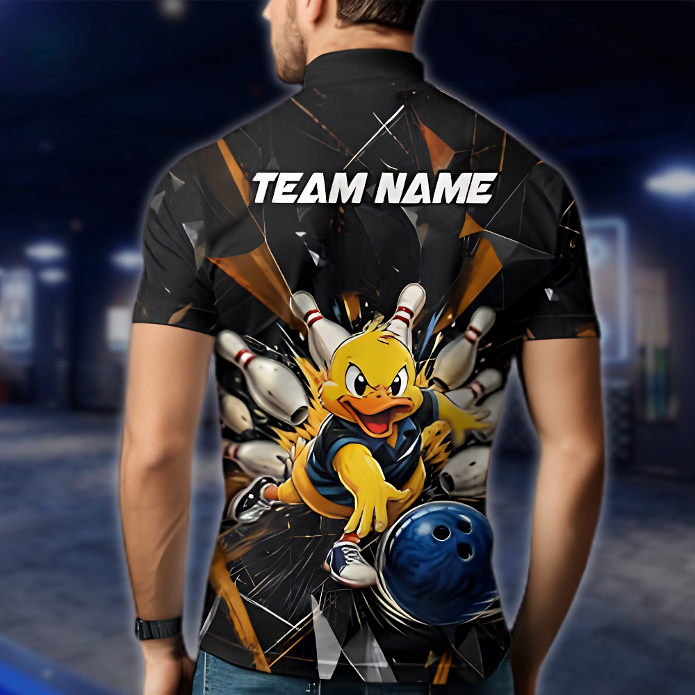Personalized Duck Bowling Mens Jersey, Custom Duck Bowling Shirt For Team BZ0888