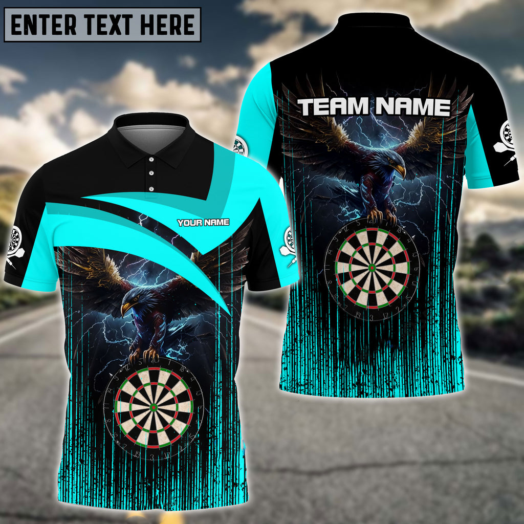 Thunder Eagle Personalized Darts Button Polo