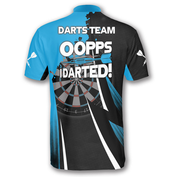 Oopps I Darted and Personalized Darts Button Polo