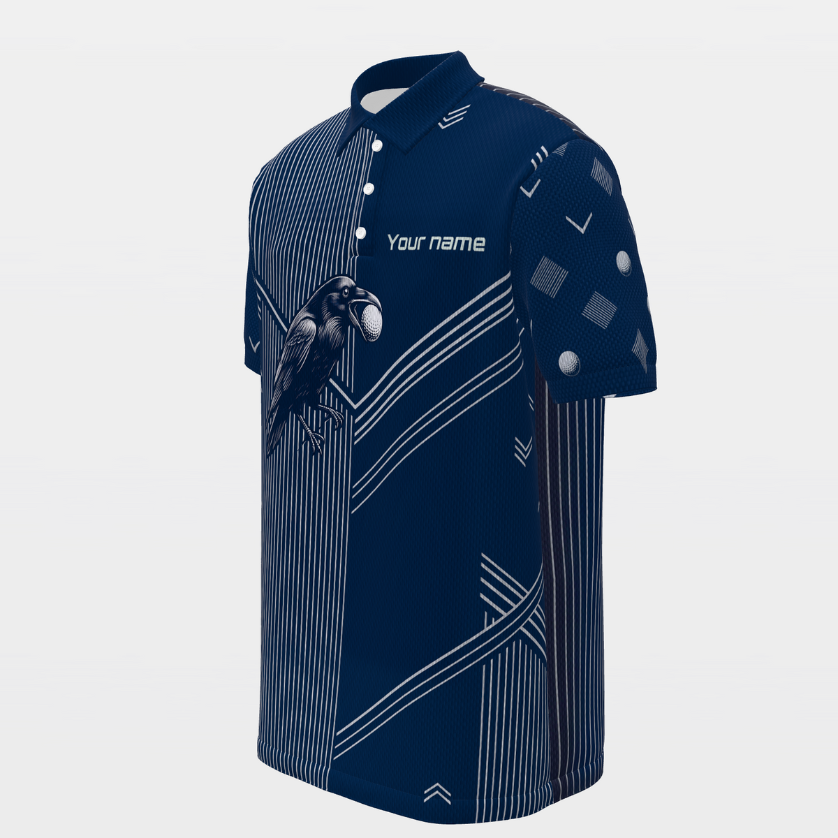 Stolen Ball Flight Golf Polo Shirt
