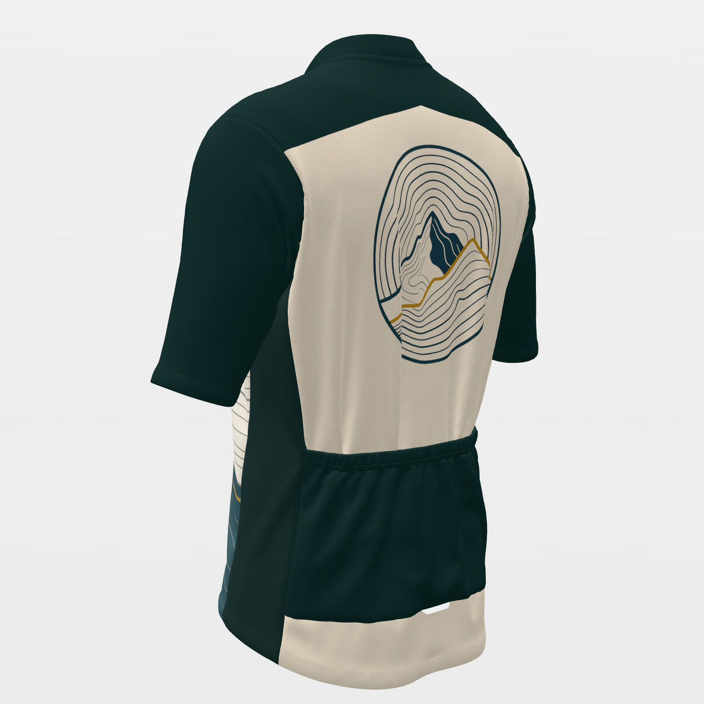 Contour Ridge Cycling Jersey – Back Left view