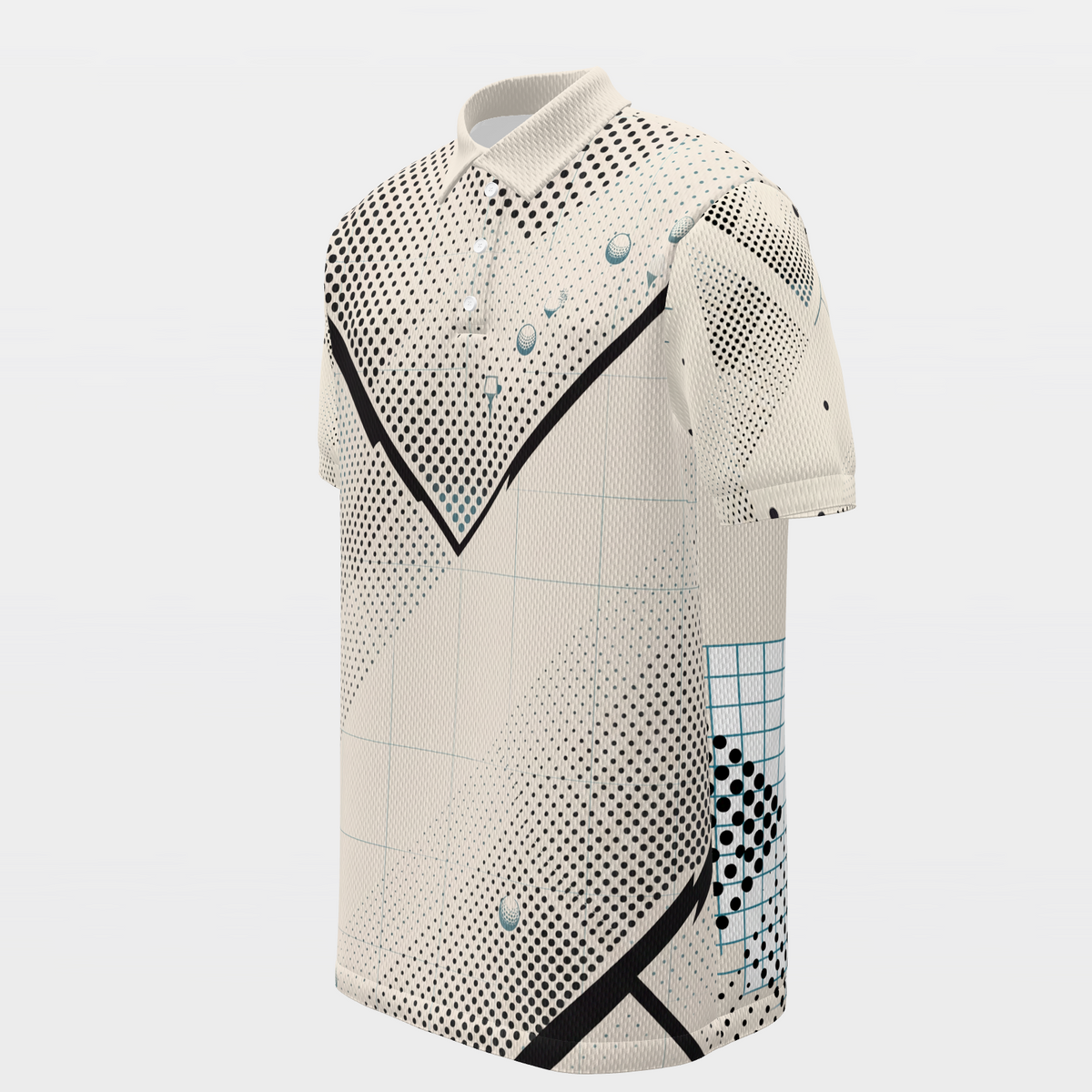 Four Six Five Golf Polo Shirt – Front Left product view