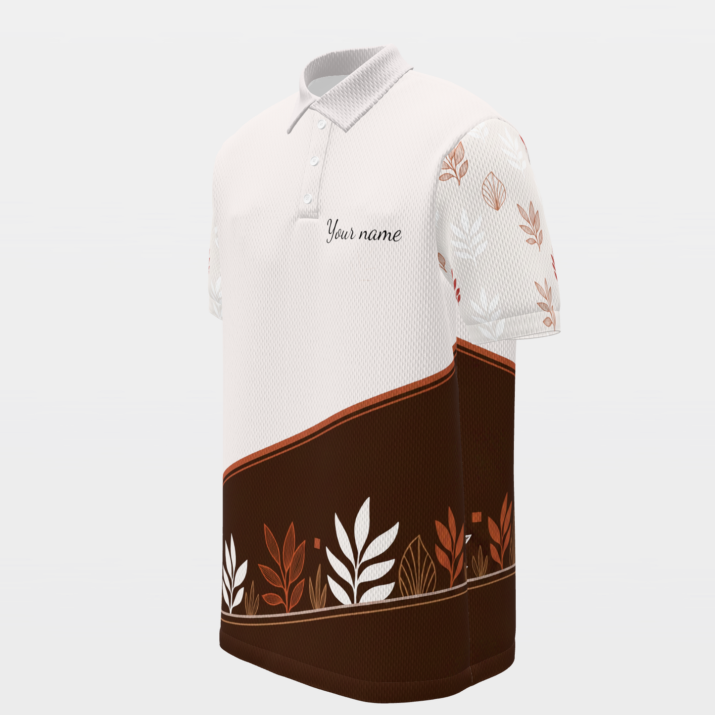 From Pin to Pour Golf Polo Shirt – Front Left product view