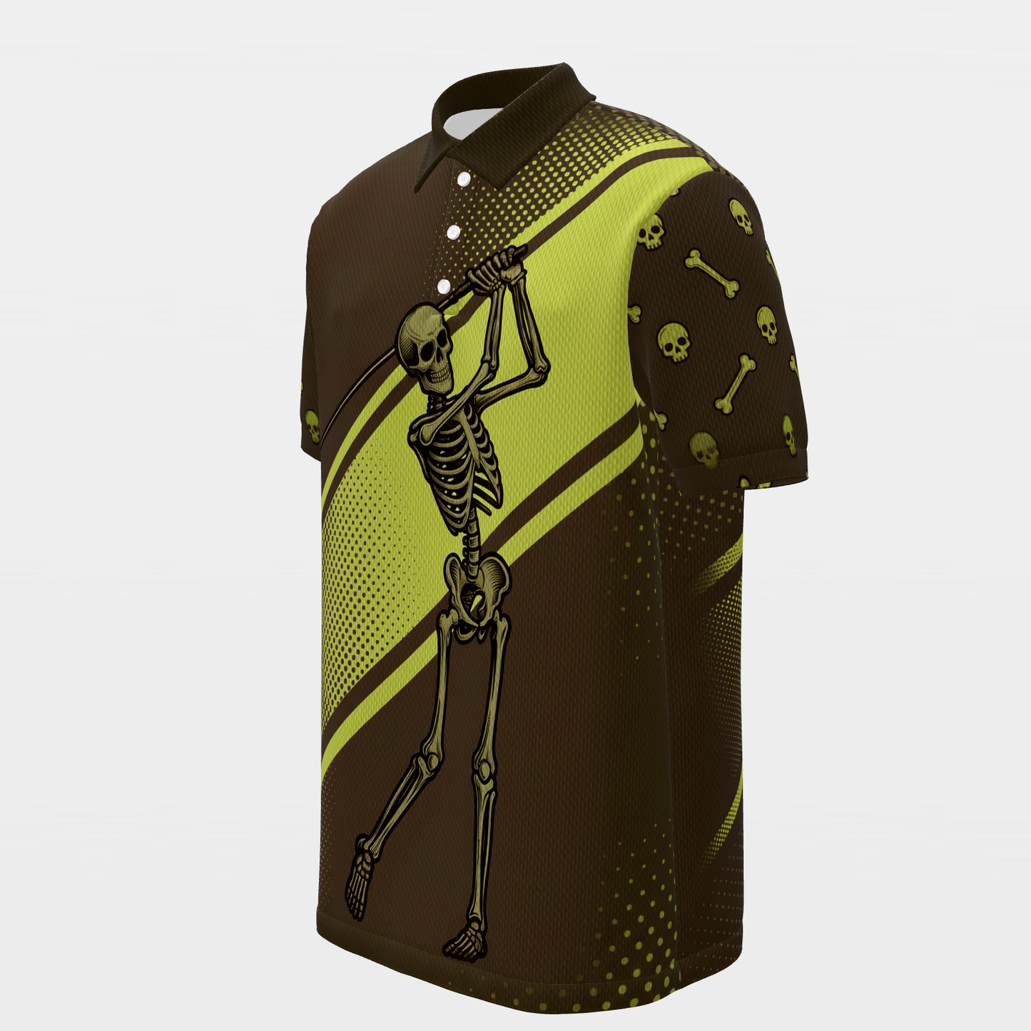Dead Center Velocity Golf Polo Shirt – Front Left product view