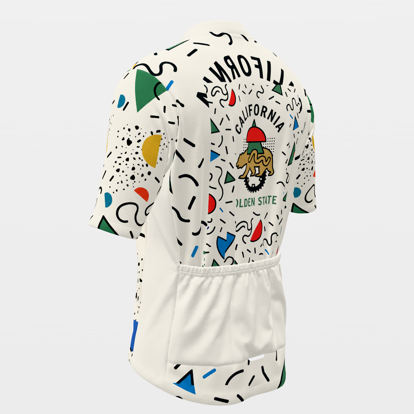 California Memphis Milano Cycling Jersey – Back Left product view