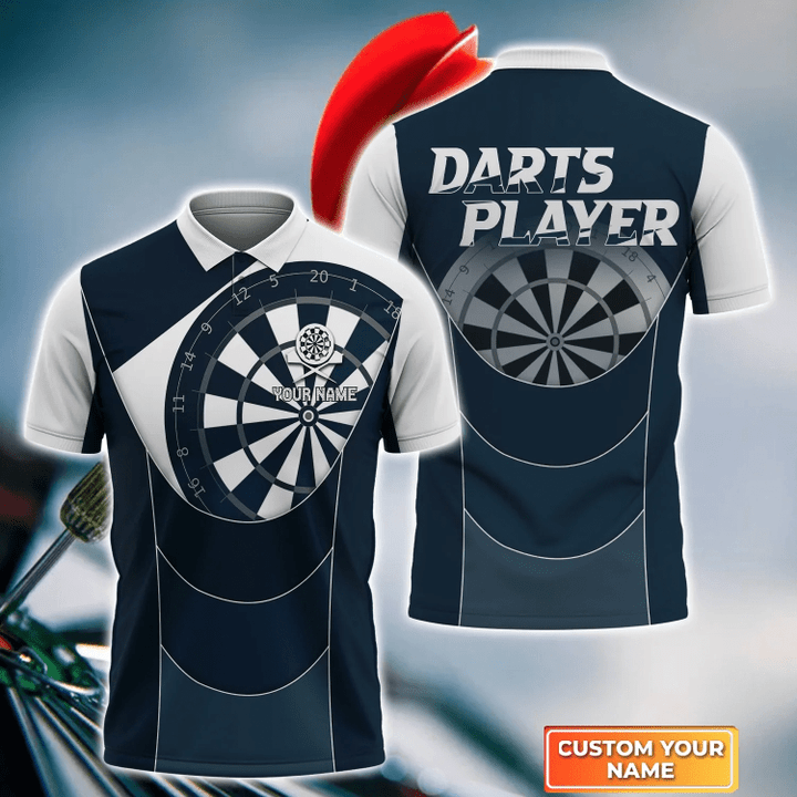 Throwing Bulleyes Dartboart I Play Because I Like It Personalized Darts Button Polo
