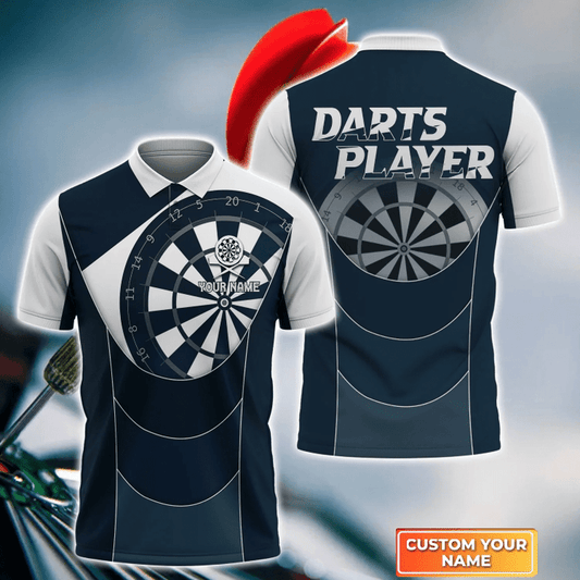 Throwing Bulleyes Dartboart I Play Because I Like It Personalized Darts Button Polo