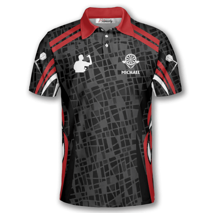 Lover and Personalized Darts Button Polo