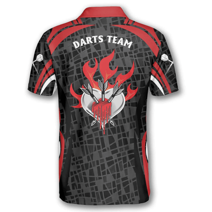 Lover and Personalized Darts Button Polo