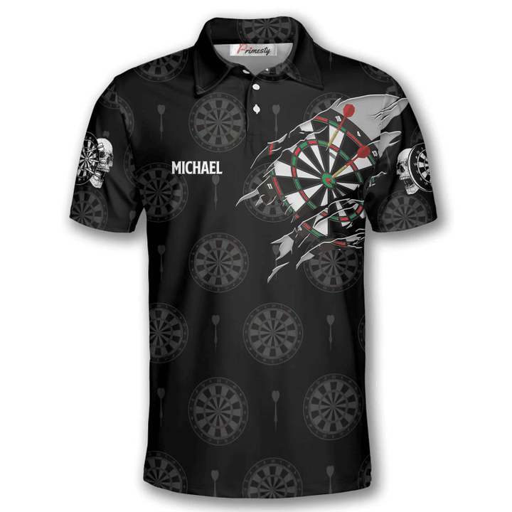 Born To Play and Personalized Darts Button Polo