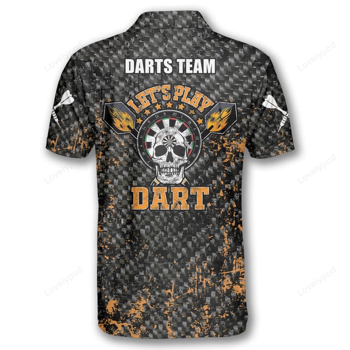 Bullseye Passinate and Personalized Darts Button Polo