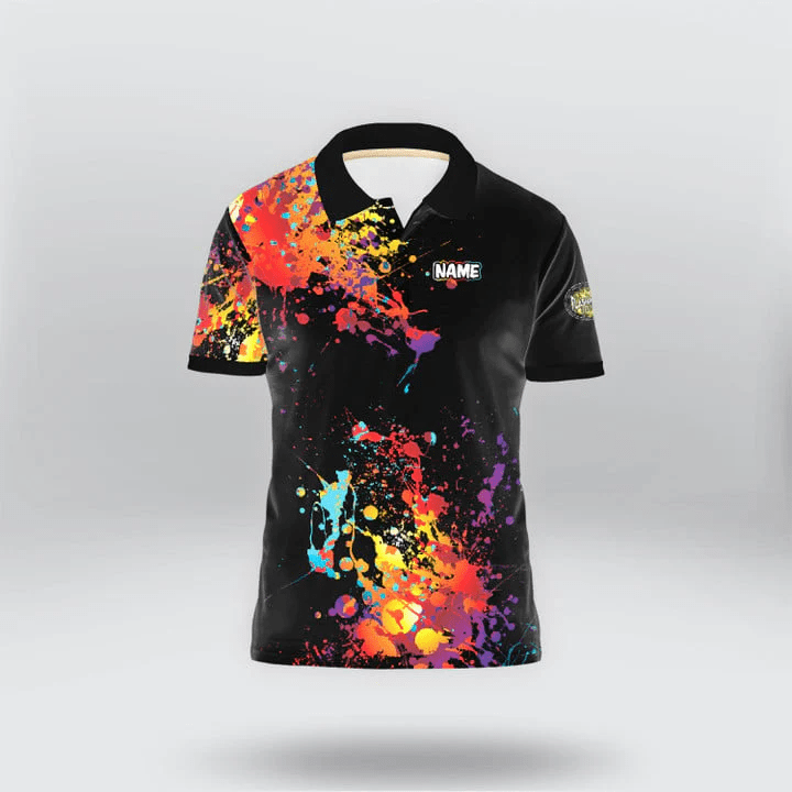 Was Denn Personalized Darts Button Polo
