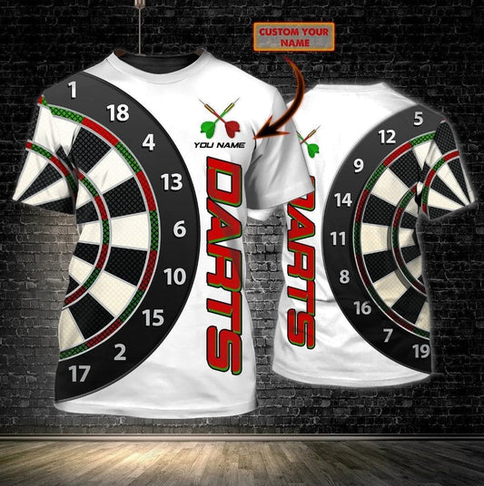 I Like 3 Personalized Darts Button Polo