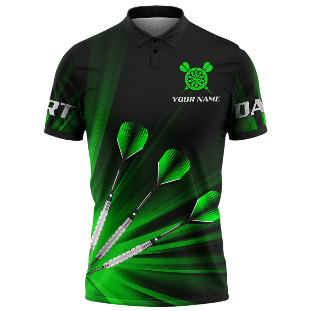 Colorful for Team Personalized Darts Button Polo