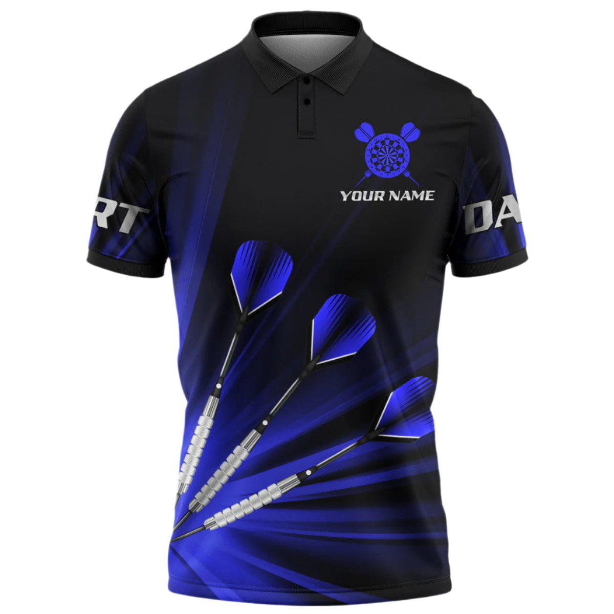 Colorful for Team Personalized Darts Button Polo