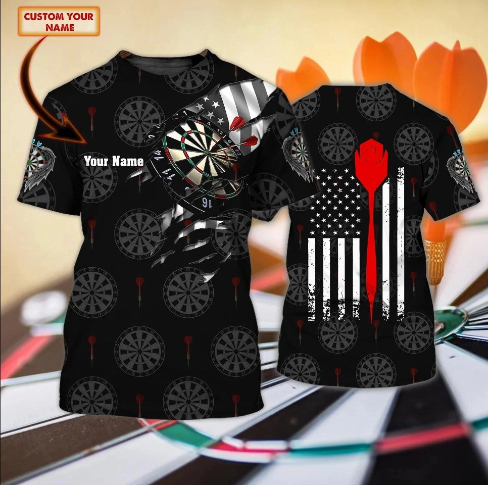 American Personalized Darts Button Polo