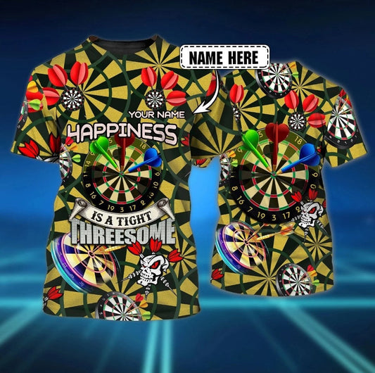 Tight 3some Personalized Darts Button Polo