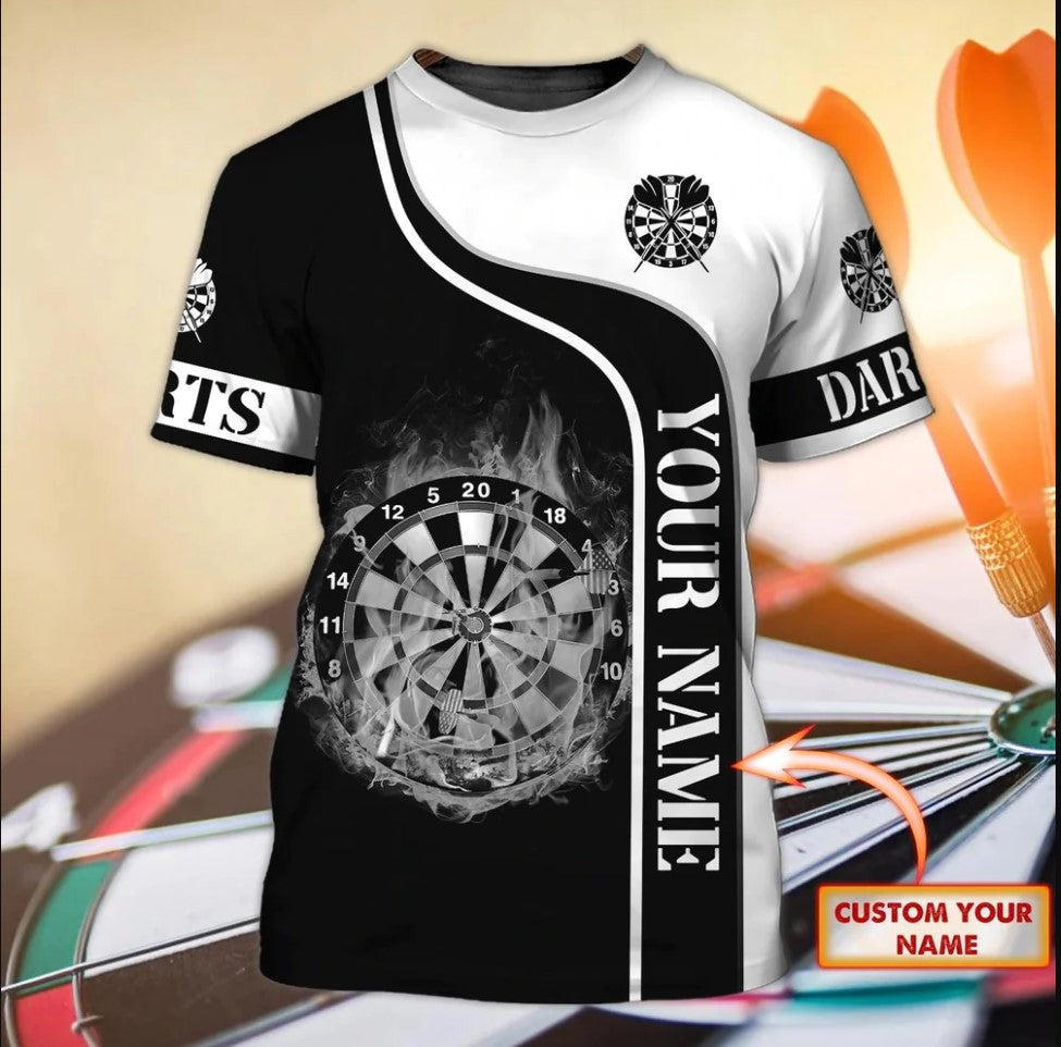 Play Personalized Darts Button Polo — Design 02