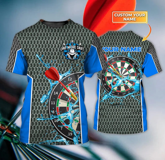 One More Personalized Darts Button Polo — Design 03