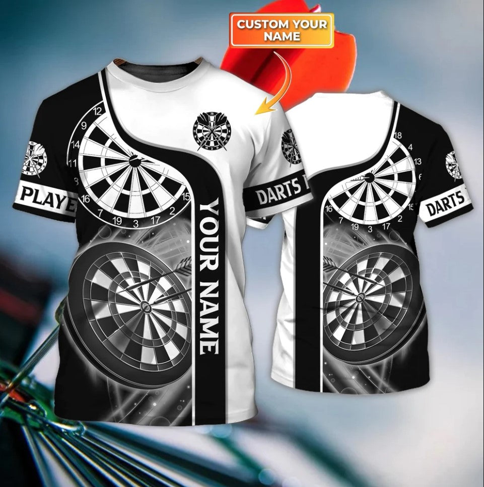 Play Personalized Darts Button Polo — Design 03