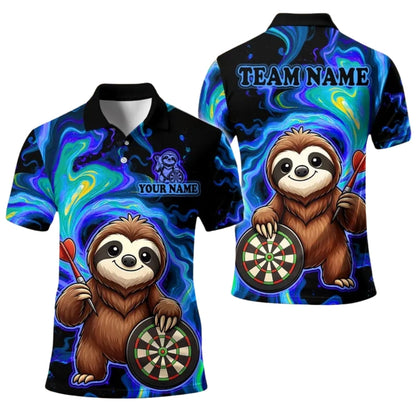 Funny Solth Dartboard Personalized Darts Button Polo