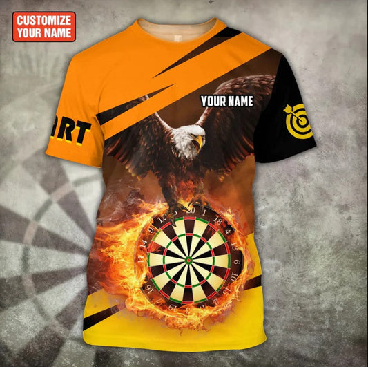 Eagle Personalized Darts Button Polo — Design 02