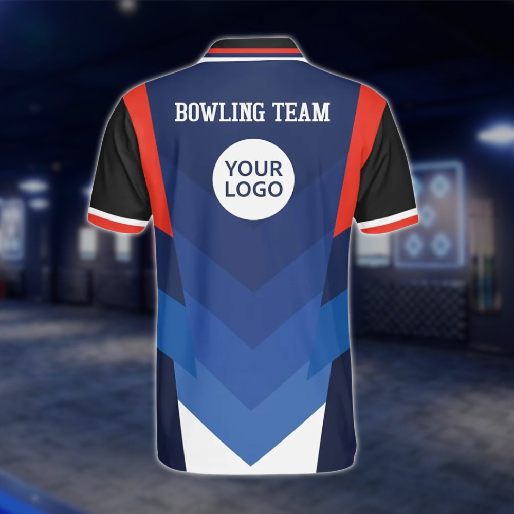 Personalized Team Logo Bowling Polo Shirt For Men, Custom Bowling Shirt With Logo BZ0783