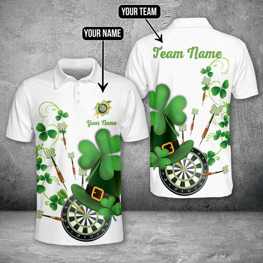 Irish Personalized Darts Button Polo