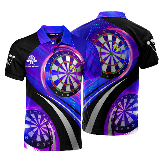 Team - Board Logo Neon Personalized Darts Button Polo