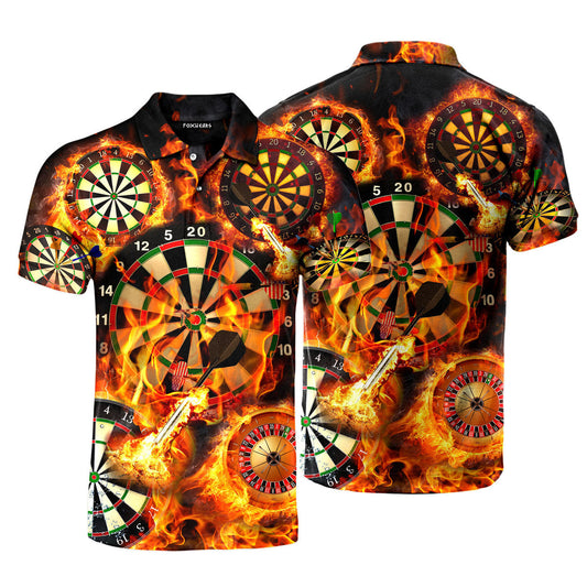 Team Darts Button Polo