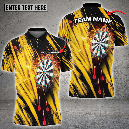 Your Personalized Darts Button Polo — Design 02