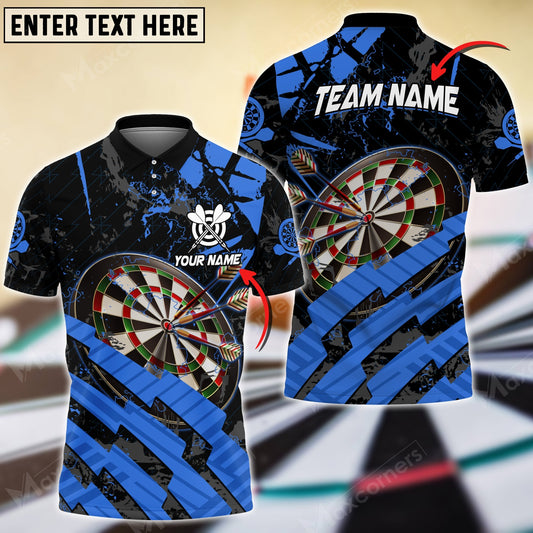 Style Pattern Your Personalized Darts Button Polo