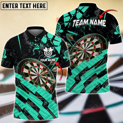 Style Pattern Your Personalized Darts Button Polo