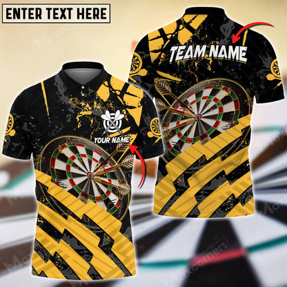Style Pattern Your Personalized Darts Button Polo