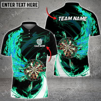 Breath of Fire Personalized Darts Button Polo