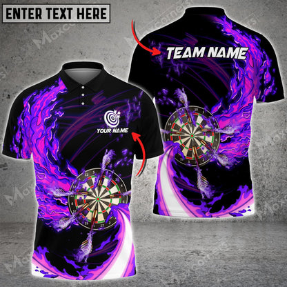 Breath of Fire Personalized Darts Button Polo