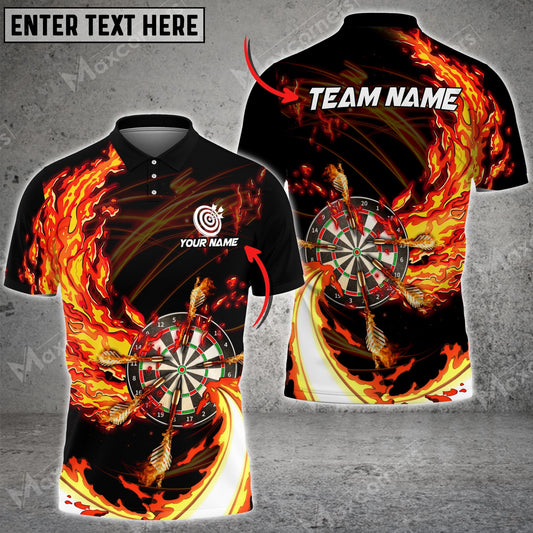 Breath of Fire Personalized Darts Button Polo
