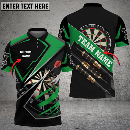 For Team Design Personalized Darts Button Polo