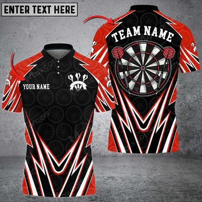 Paint Style Your Personalized Darts Button Polo