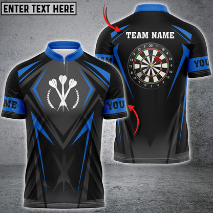 For Team Personalized Darts Button Polo