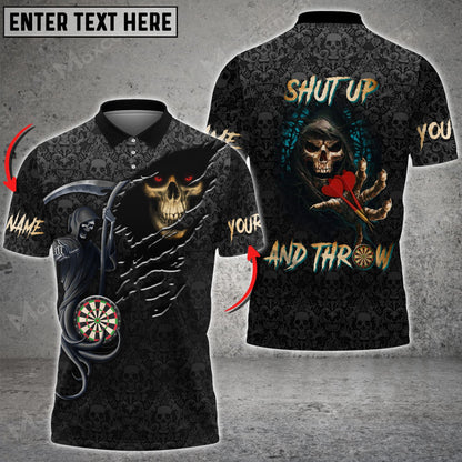 Reaper Personalized Darts Button Polo