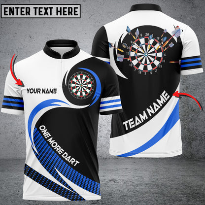 One More for Team Personalized Darts Button Polo