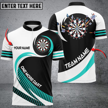One More for Team Personalized Darts Button Polo