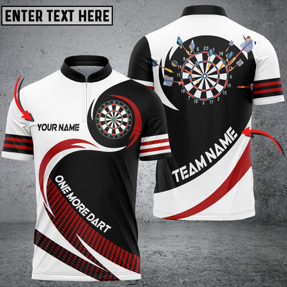 One More for Team Personalized Darts Button Polo