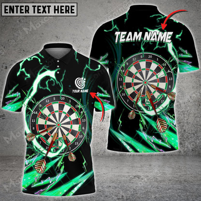 Breath of Thunder Personalized Darts Button Polo