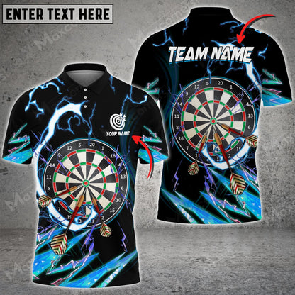 Breath of Thunder Personalized Darts Button Polo