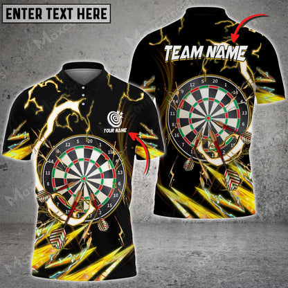Breath of Thunder Personalized Darts Button Polo