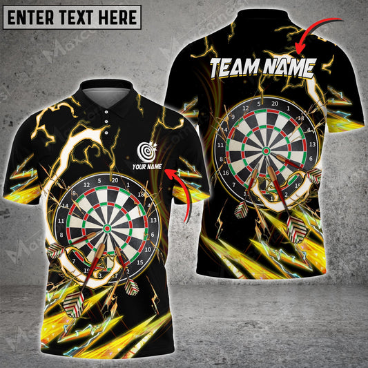 Breath of Thunder Personalized Darts Button Polo