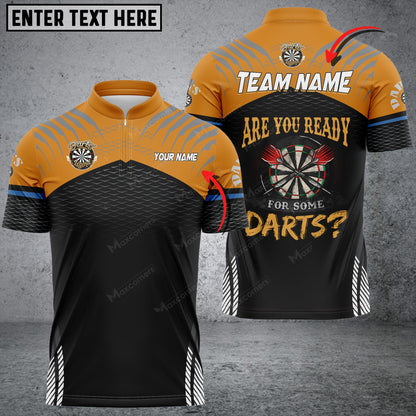 Sport Personalized Darts Button Polo